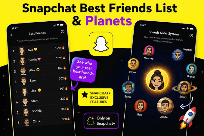 Snapchat Best Friends List Planets: Order, Meaning, and How They Work Snapchat Best Friends List Planets
